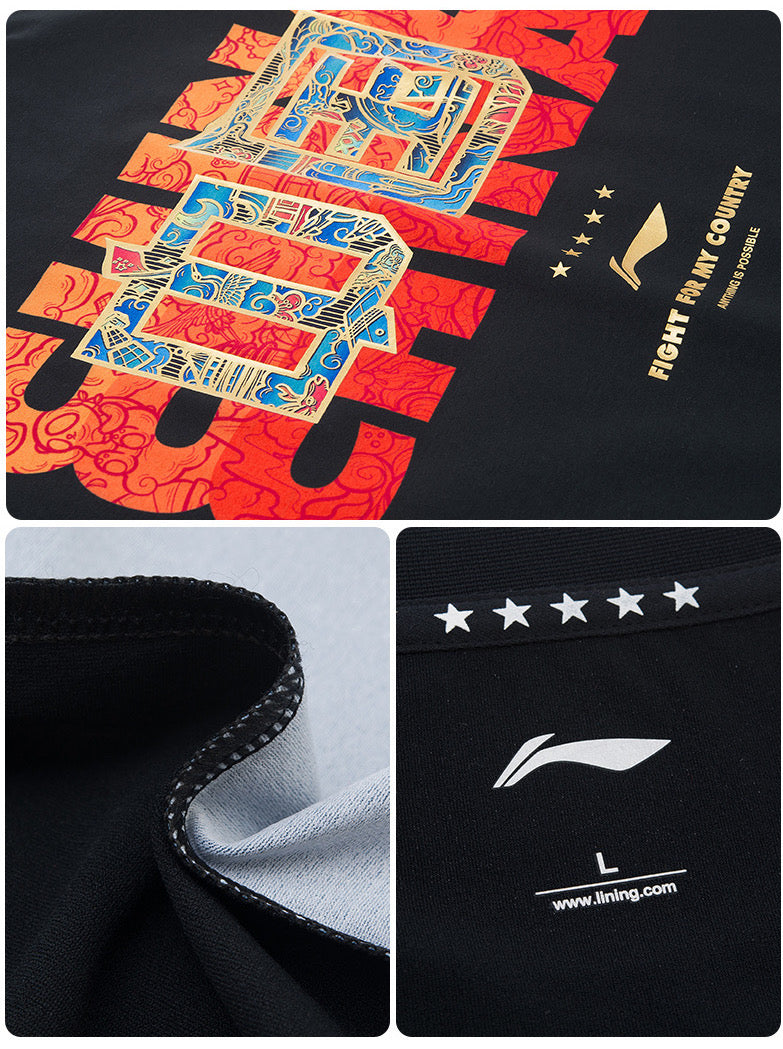 Table Tennis Li-Ning Chinese National Team 2022 Training T-Shirt