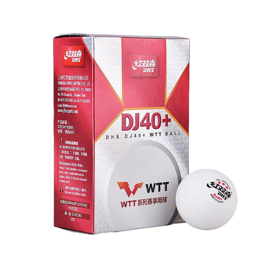 DHS Table Tennis Balls - DJ 40+ WTT BALL
