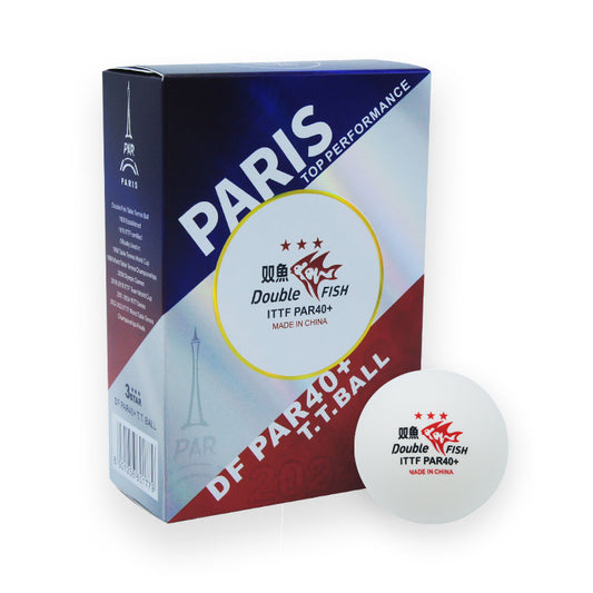 Double Fish Table Tennis Balls - Para 40+ Paris 2024 (3 stars)