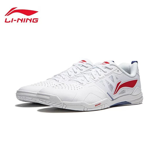 Nouvelles chaussures de tennis de table Li-Ning Hawkeye 2.0 PRO (blanc/rouge) Semelle blanche