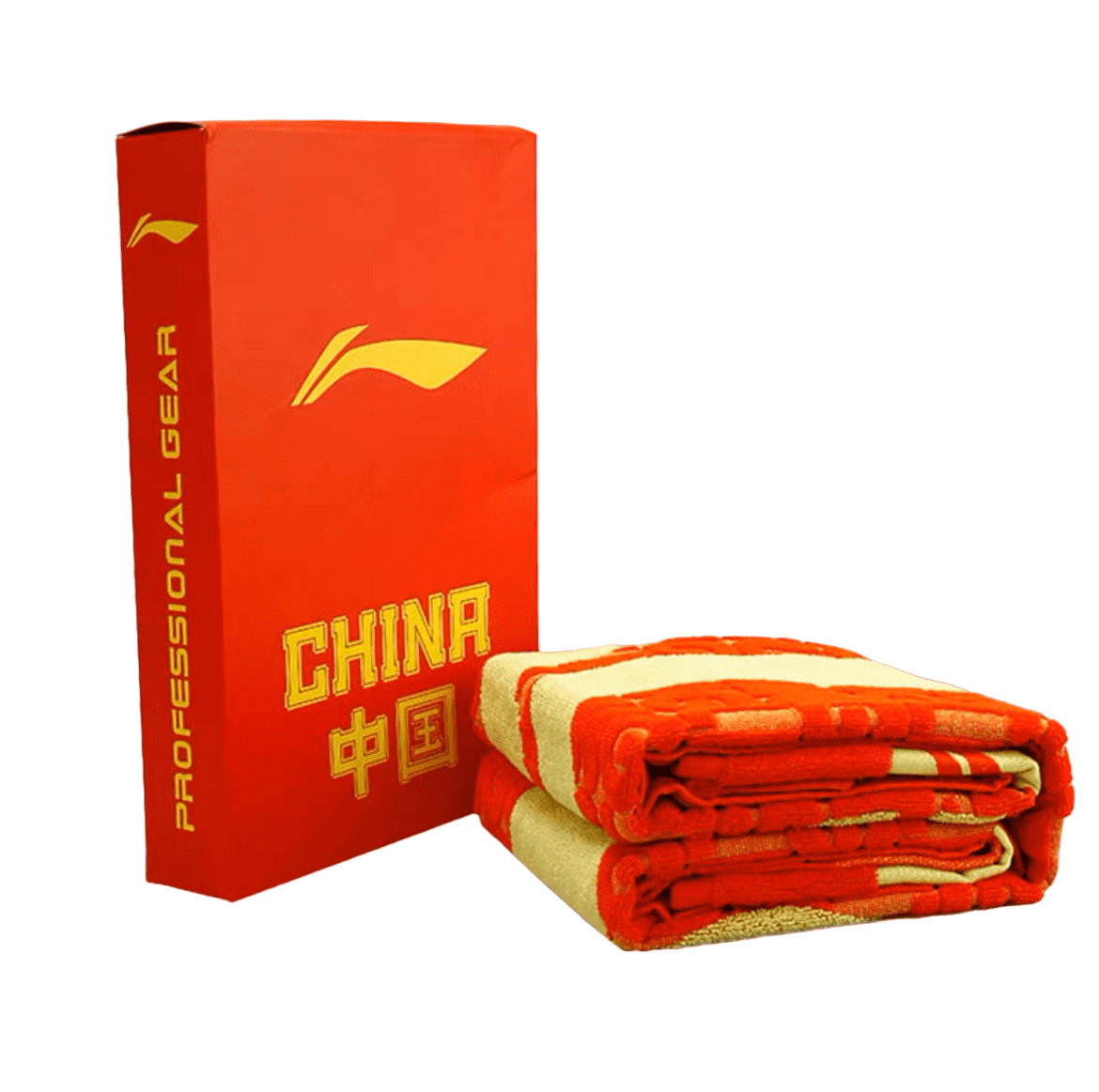 L'équipe nationale de Li-Ning utilise une serviette en pur coton de grande taille
