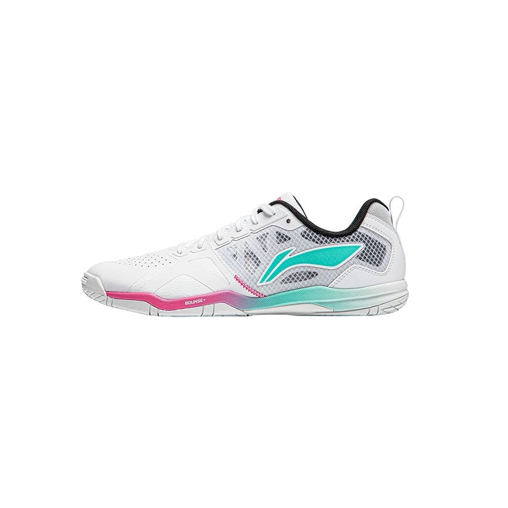 New Li-Ning Hawkeye 2.0 PRO Table Tennis Shoes (Green / Pink / Violet)