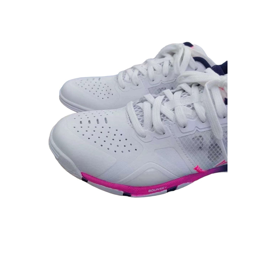 Ping Pong Shoes - Li-Ning Hawkeye 2.0 PRO Table Tennis Shoes (White/Violet/Pink)