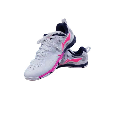 Ping Pong Shoes - Li-Ning Hawkeye 2.0 PRO Table Tennis Shoes (White/Violet/Pink)